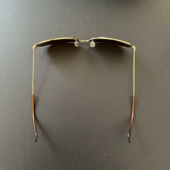 Rayban Gold Frame Aviator Sunglasses - Unisex